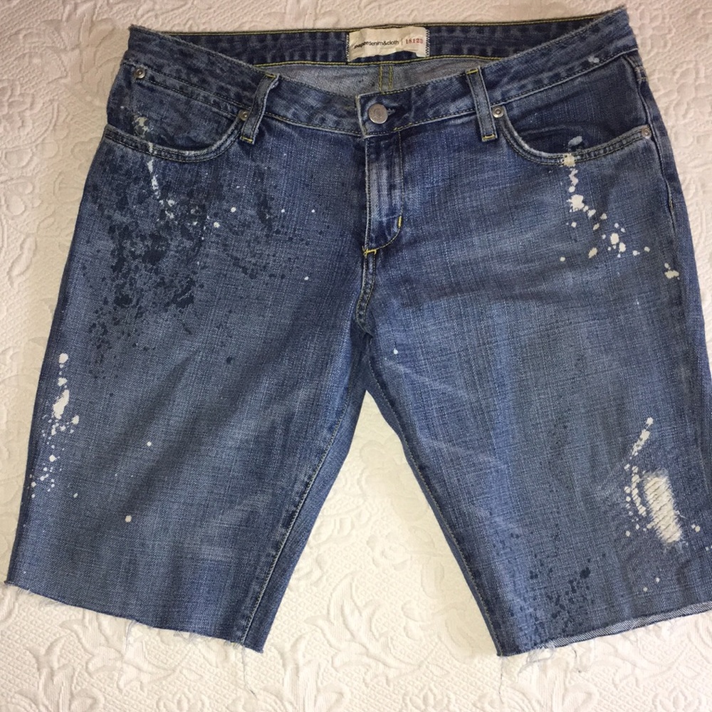 Paper Denim Cut Off Shirts